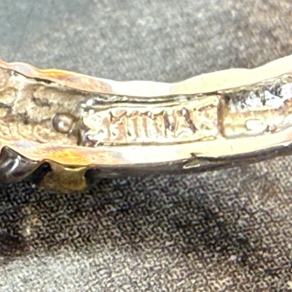 Lavender CZ Cable Band Ring Size 8 10K Gold Estate Jewelry Timeless Style - Picture 11 of 14